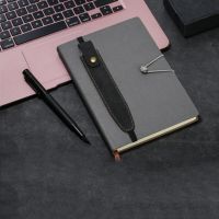 Vintage Leather Pencil Bag Notebook Elastic Band Rubber Pen Case Single Pen Bag Cute Stationery Student School Supplies Pencil Cases Boxes