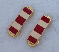 tomwang2012.PAIR U.S. Marine Corps CHIEF WARRANT OFFICER 3 (CW3) BRITE PIN ON RANK INSIGNIA BADGE golden