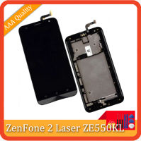 5.5 "จอแอลซีดีสำหรับ ASUS Zenfone 2 Laser ZE550KL Z00LD จอแสดงผล LCD แบบสัมผัสหน้าจอกับส่วนอะไหล่กรอบที่มีเครื่องมือฟรี