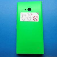 Yingke เคสฝาหลังใหม่เอี่ยมสำหรับ Lumia 730 735อะไหล่ประตูสำหรับ730 735พร้อมปุ่มด้านข้าง