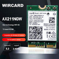 2.4GHz/5GHz Gigabit การ์ดเครือข่ายไร้สายบลูทูธเข้ากันได้5.3 3000Mbps การ์ดเครือข่าย WIFI6E M.2 CNVio2อะแดปเตอร์ไร้สาย WiFi สำหรับ Windows 10 LINUX