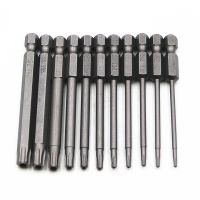 1/4inch Hex Handle Screwdriver, Tamper-Proof Safety Drill Bit Set, Hollow Torx Extended S2 Bits