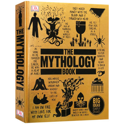 The mythology Book DK encyclopedia series illustrated art encyclopedia text interpretation classic works of Art English original books English book