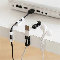 5/20PCS Cable Organizer Clips Cable Management Desktop Workstation Wire Manager Cord Holder USB Charging Data Line Winder