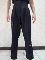 กางเกงสแล็ค ผ้าโซล่อน ทรงกระบอก Size 28-44 มีเก็บเงินเงินปลายทาง