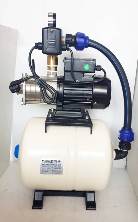 booster-stainless-steel-pump-บูสเตอร์ปั๊ม-ปั๊มน้ำอัตโนมัติ-หลายใบพัด-evergush-ecm2-40-24h-สำหรับคอนโดมิเนียม-อพาร์ทเมนท์-แฟลต-หอพัก