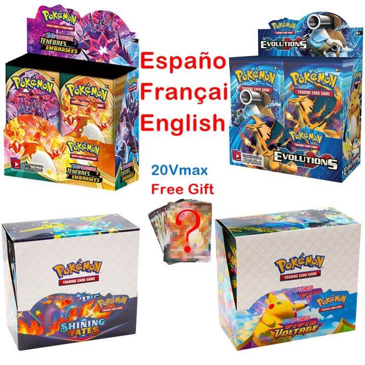 Pokemon TCG: XY Evolutions Sealed Shining Fates Evolutions Booster Box ...