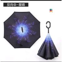 Upside Down Umbrella Motif ร่มดาวใส C / ร่มจับกลับมือถือ C / ร่ม x1