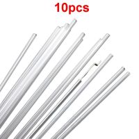 10PCS Outer Diameter 3mm Inner Dia 2mm PVC Steel Wire Casing Pipe Pull Rod Sleeving Antenna Reinforcement Tube for RC DIY Parts Wires Leads Adapters