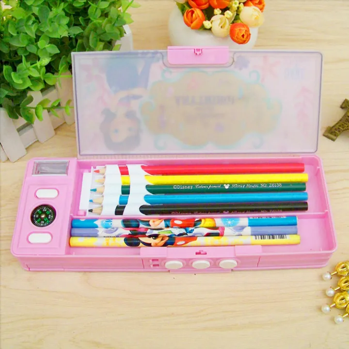Disney Sophia children's password lock pencil box pencil box cartoon Korean creative multifunctional girl pencil box double password pencil box plastic large capacity cute pencil box | Lazada PH Disney Sophia children's password lock pencil box pencil box cartoon Korean creative multifunctional girl pencil box double password pencil box plastic large capacity cute pencil box | Lazada PH