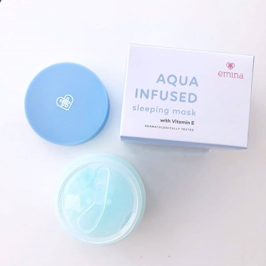 EMINA Aqua Infused Sleeping Mask 30gr Lazada Indonesia