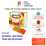 Siro ăn ngon cho bé Benmax Kids Gold hộp 20 ống, hỗ trợ tiêu hóa