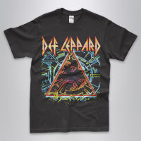 PREMIUM Quality TShirt band Mens shirts Def Leppard hysteria VINTAGE ROCK Metal band Tees SHORT Sleeve Black grap