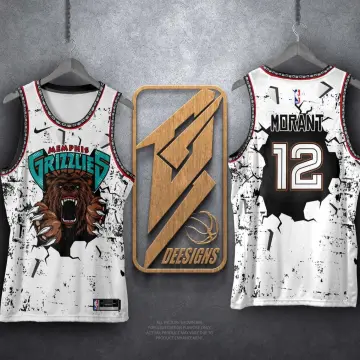 Men's Basketball Jersey #12 Ja Morant Memphis Grizzlies Swingman Jersey  Name and Number Player Sports T-Shirt Size S-XXL