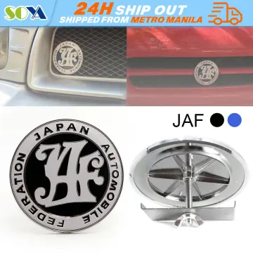 90mm Dekoration Aluminium + Plasitc JDM Japan Automobil Föderation