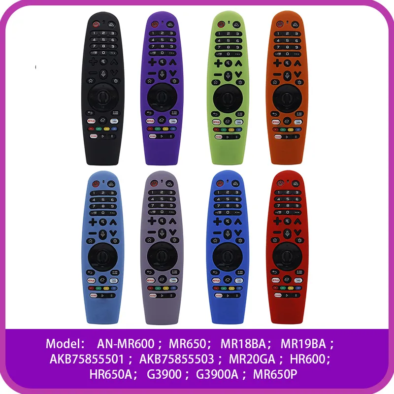 Silicone Remote Control Case Cover For LG TV AN-MR600 MR20GA