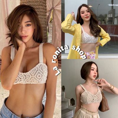 ✨ ป้าย Valen ✨𝑁𝑒𝑤 𝐶𝑜𝑙𝑙𝑒𝑐𝑡𝑖𝑜𝑛 lace bra บราลูกไม้ เป็นงานทอมือนะคะ ไปทะเลต้องจัดเลยค้า แมทช์กับอะไรก็สวย ติดตู้ค่า