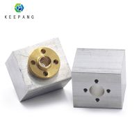 【Top-rated】 T8น็อตสกรู Converter 3D เครื่องพิมพ์ชิ้นส่วน T8 Trapezoidal Nuts สกรูตะกั่วที่อยู่อาศัยวงเล็บยึดบล็อกอลูมิเนียม Impressora 3d