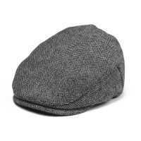 JANGOUL Kids Flat Caps Herringbone Woolen T Small Size Boy Girl Newsboy Caps Infant Toddler Youth Beret Hat for Children2023