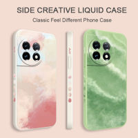 เคสรูปแบบศิลปะ Oneplus 11R 11 10T 10 9R 9RT 9 8T 8 7 7T Pro 5G ซิลิโคนเหลวรูปแบบด้านข้าง