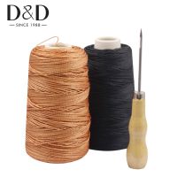 300M Nylon Sewing Thread Leather Sewing Waxed Thread amp; Wooden Handle Sewing Awl for Repair Shoes Hand Stitching Sewing Tools