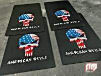 บังโคลนรถยนต์ AMERICAN SKULL วัยรุ่นอเมกัน แต่งสไตล์อเมริกา (เฉพาะแผ่น4แผ่น หน้า หลัง)