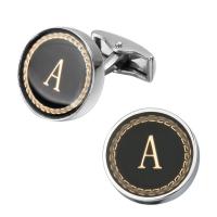 New Arrival Fashion Letter A D R H M Cufflinks The English alphabet Cuff Links Men Shirt Charm Cufflinks Wholesale Free Shipping