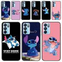 【Super Like】 Stitch โทรศัพท์การ์ตูนสำหรับ Oppo A91ค้นหา X3 Pro RealmeC21 8 Pro เคสโทรศัพท์