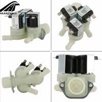 Electric Solenoid Valve 3 Way Water Inlet N/C Normal Closed Electric Washing Machine Solenoid Valve Plastic AC 220V G3/4 Valves