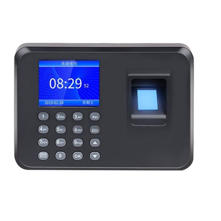 biometric-เครื่องสแกนนิ้วเข้างานจอแสดงผล-lcd-usb-ลายนิ้วมือระบบบันทึกเวลานาฬิกาเครื่องตรวจสอบพนักงาน