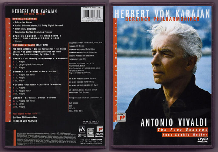 Karajan mutvivals Violin Concerto for the fourth season (DVD)