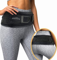 Vriksasana Posture Vriksasana Sacroiliac Hip Belt for Women and Men That Alleviate Sciatic, Pelvic, Lower Back and Leg Pain, Stabilize SI Joint | Trochanter Belt | Anti-Slip and Pilling-Resistant (Black, Regular) Black Regular (Hip Size 32"- 45"