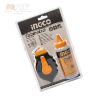 INGCO ปักเต้าตีเส้น 30m HCLR0130 พร้อมผงชอล์ก แนวเส้นชอล์กยาว 30 เมตร พร้อมผงชอล์ก 1 ขวด ลูกน้ำ 1 อัน  Tools Station