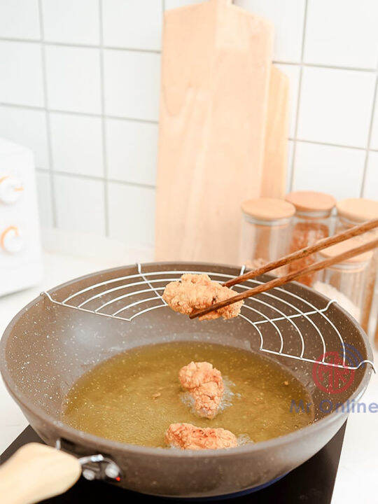 Stainless Steel Semicircle Steam Rack Drain Oil Filter Rack Holder