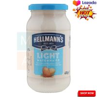 Hellmanns Light Mayonnaise 400ml.  เฮลแมนส์ไลท์มายองเนส 400มล.