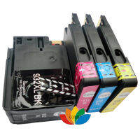 【Sell-Well】 mjrtup 4pk หมึกสำหรับ HP932 933 OfficeJet 6600 6700 7110 7610 7612 E-All-In-One-H711g,