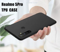 TPU CASE ออฟโป้ OPPO Realme5Pro เคสซิลิโคน เคสนิ่ม สวยและบางมาก เคสสีดําสีแดง [ส่งจากไทย]