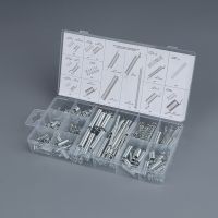 200Pcs With Storage Box Accessories Extension And Compression Coil Portable Hardware Tool Spring Set Metal Assorted Springs