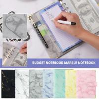 Budget Notebook Marble Notebook Polyurethane Notebook PU Loose Ledger Leather Leaf Manual Book Ledger Laptop Folder Manual I0H7