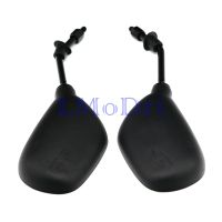 ‘；【。 Lmodri 2Pcs/Lot Motorcycle Rear View Mirror Scooter Electrical Motor E-Bike Back Side Convex Mirrors 8Mm Universal Refit