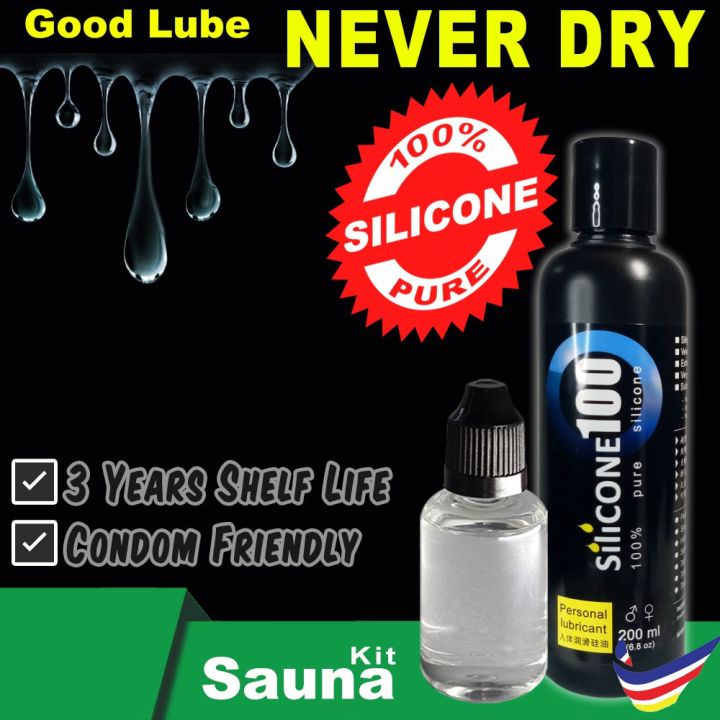 SILICONE100 200+30ml Sauna Kit handy easy to carry outdoor discreet pack |  Lazada