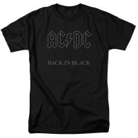 Men Clothing T-shirts Acdc Ac Dc Rock Band Back In Album Cover Licensed Custom T-shirt EO0B