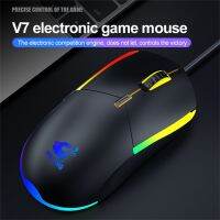 New Wired RGB Backlit Gaming Mouse 6Buttons 2400 DPI Programmable Ergonomics LED Optical USB Mice For Laptop PC Computer Mause