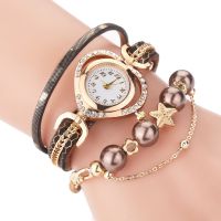 【YF】∈  Watches With Pendant  Luxury Ladies Leather Rhinestone Wristwatches