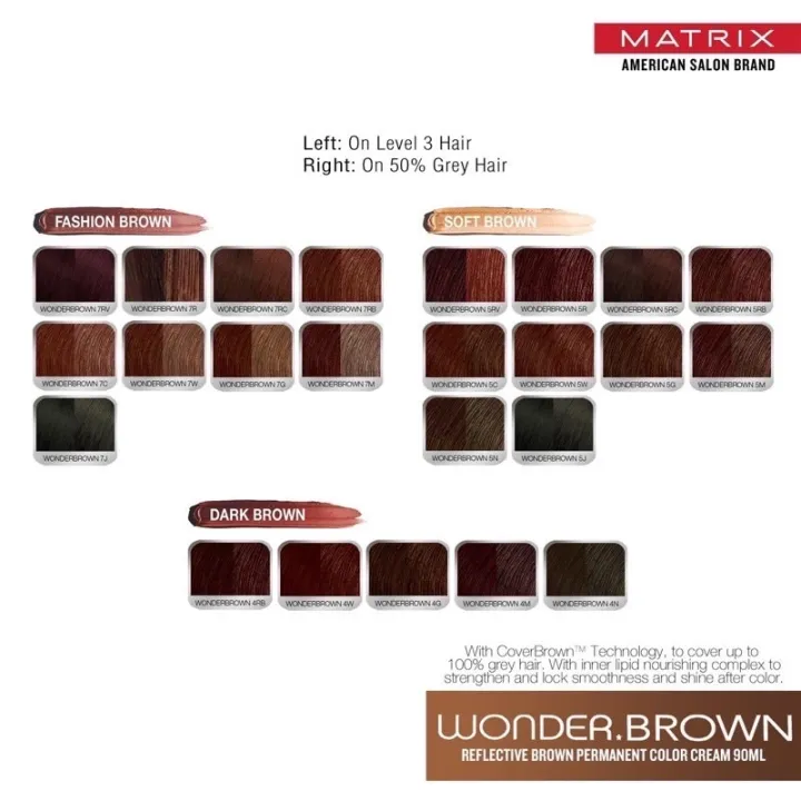 Matrix Wonder Brown Haircolor 90ml (colorant only) | Lazada PH