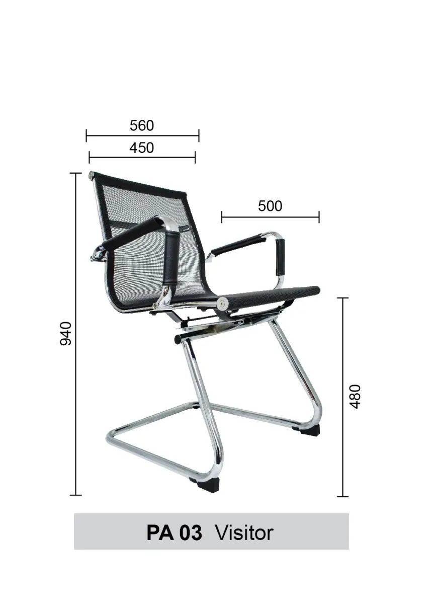 Prisma Office Chair / Visitor Chair / Internet Chair / Executive Chair /  Director Chair W500MM X D560MM X H940MM | Lazada