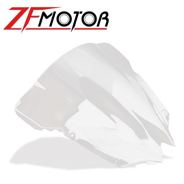 กระจกบังลม-yzf600สำหรับยามาฮ่า-r6-2008-2009-2010-2012-2013-2014-2015-2016-207สีขาวกระจกบังลมหน้าฟองน้ำสองชั้น-r6-yzf-600-yzf