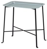 KUNGSHATT Tray table, in/outdoor, dark grey/grey, 56x36 cm (คุงซัทท์ โต๊ะวางถาด ใน/นอกอาคาร, เทาเข้ม/เทา, 56x36 ซม.)