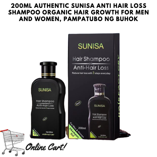 200ml Authentic Sunisa Anti Hair Loss Shampoo Organic Hair Growth For Men And Women Pampatubo 2910