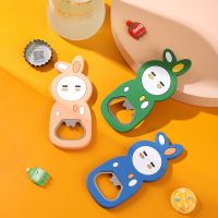 [COD] Cartoon cute multifunctional bottle opener refrigerator magnet stainless steel beverage lid beer screwdriver